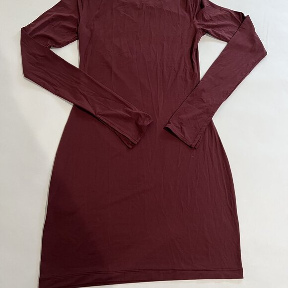 CHAM Mini Dress in Burgundy - Picture 3 of 5